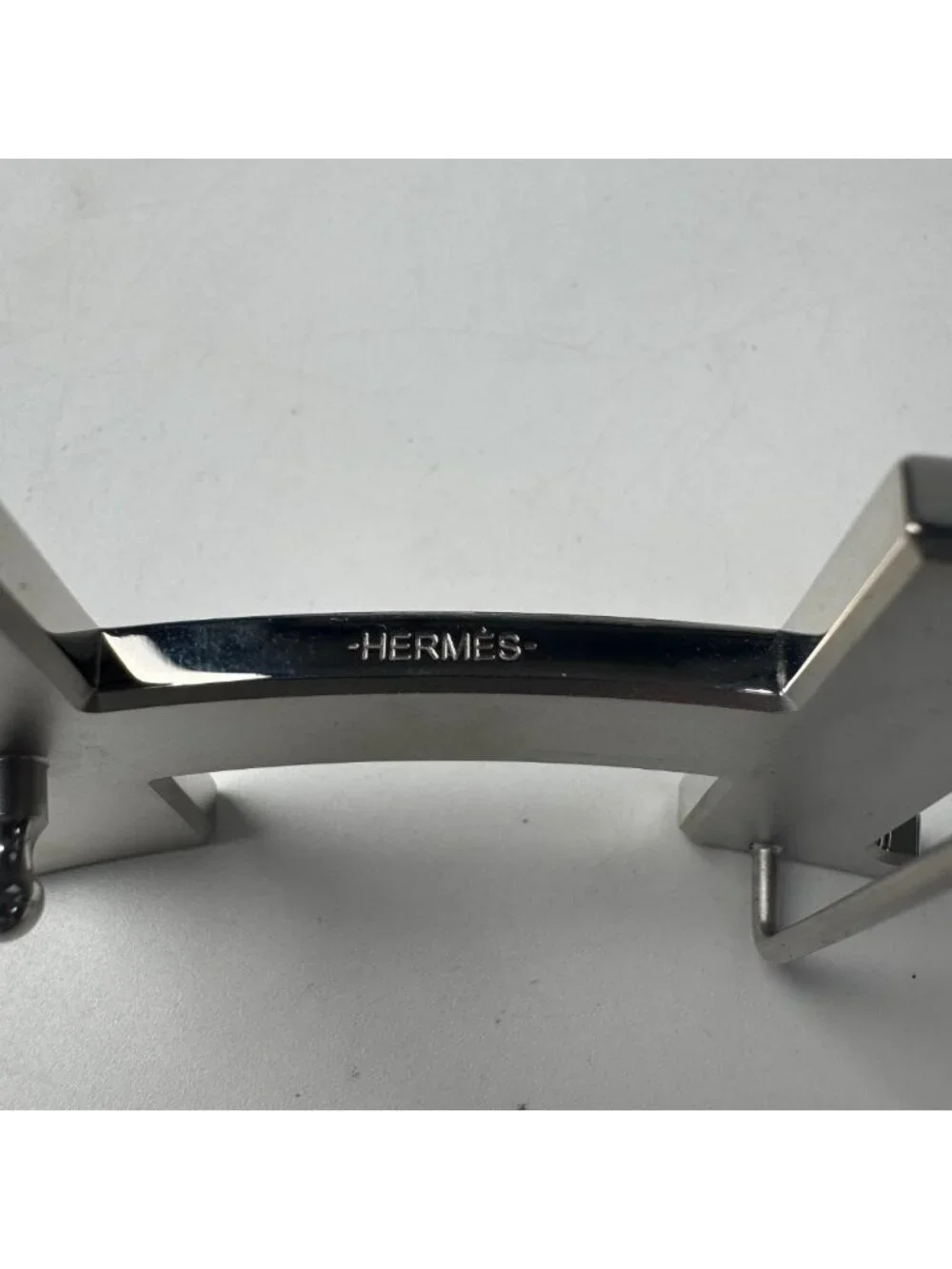 Hermes Constance Belt Black